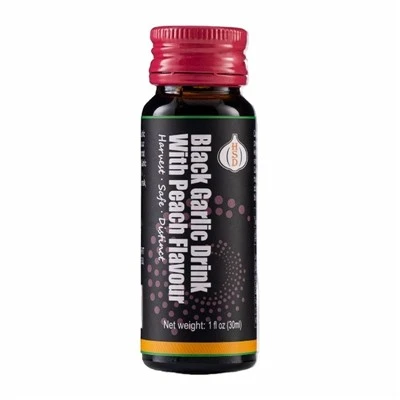 Bebida de Ajo Negro Sabor Melocotón